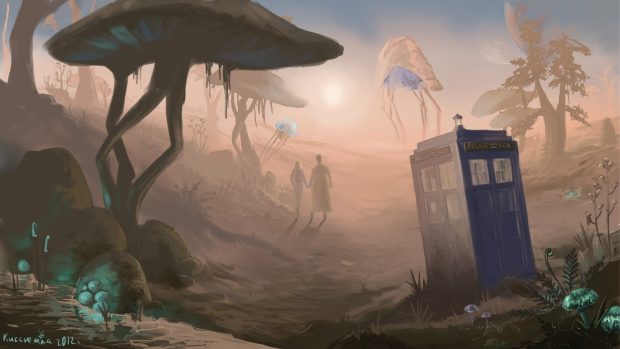 Tardis doctor who the elder scrolls iii morrowind backgrounds.