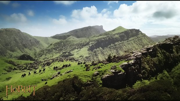 The Hobbit Landscape Wallpaper.