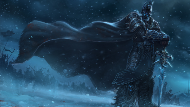 The lich king world of warcraft HD game wallpaper.