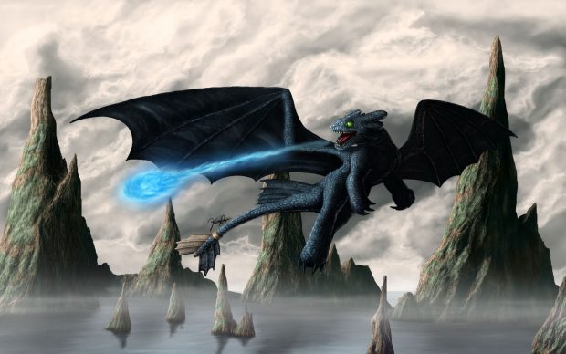 Toothless (How To Train Your Dragon) Full HD Wallpapers.