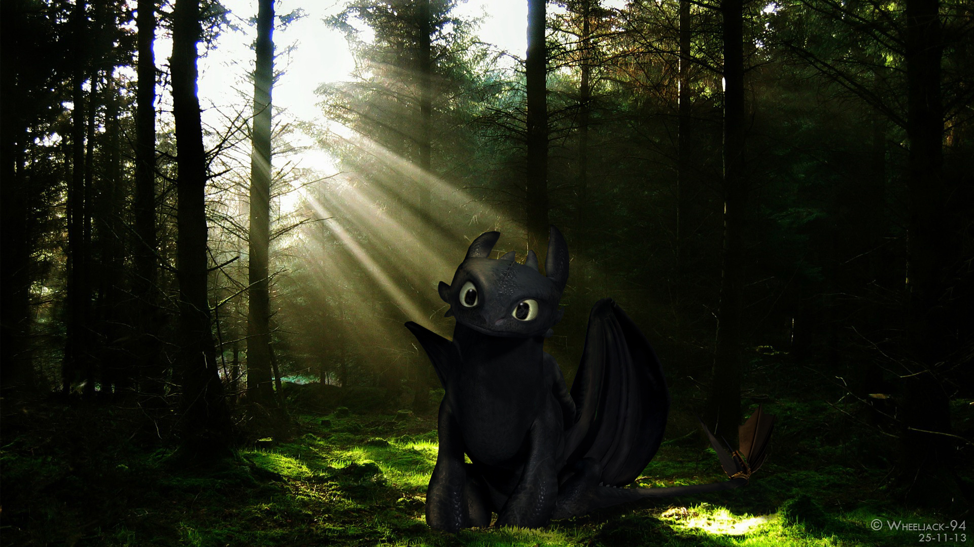 Cute Toothless And Light Fury Wallpaper ~ Toothless Dragon Cutest Ever ...