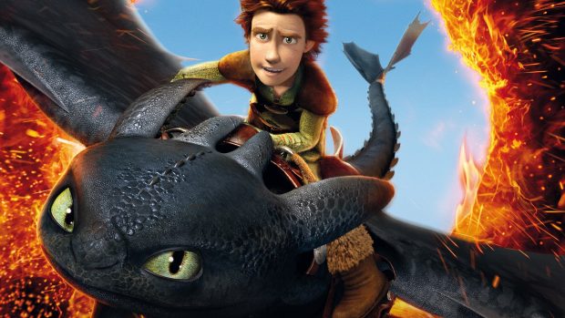 Toothless in How to Train Your Dragon.