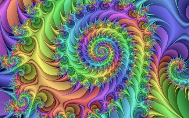 Trippy hippie spiral desktop hd wallpapers.