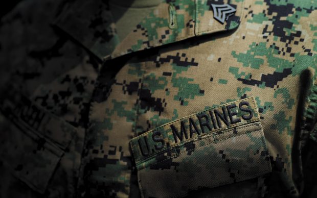Uniform Camouflage Marines Military.