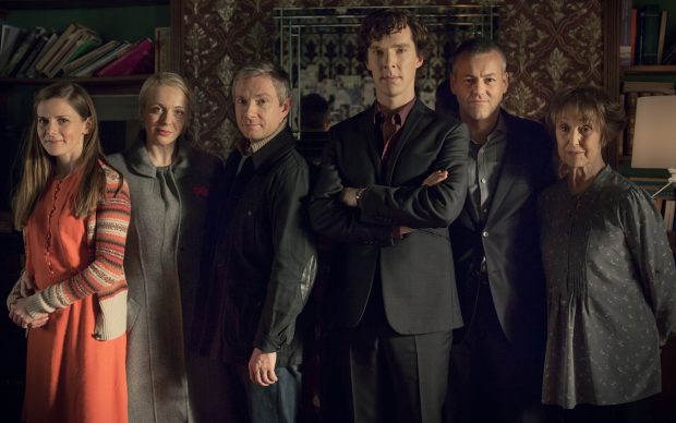 Wallpaper HD BBC Sherlock Cast.