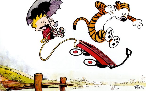 Wallpapers Cute Calvin and Hobbes.