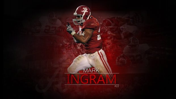 Wallpapers desktop football crimson ingram alabama.