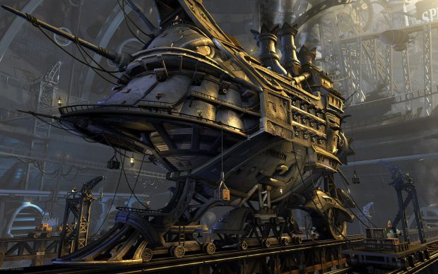 Wallpapers steampunk hd full photo.