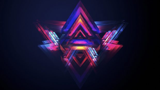 Wallpapersxl Triangle Translucent Triangles Abstract 1920x1080.