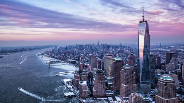 Winter In New York City Wallpaper.