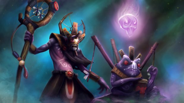 Witch Doctor Dota 2 Wallpaper.