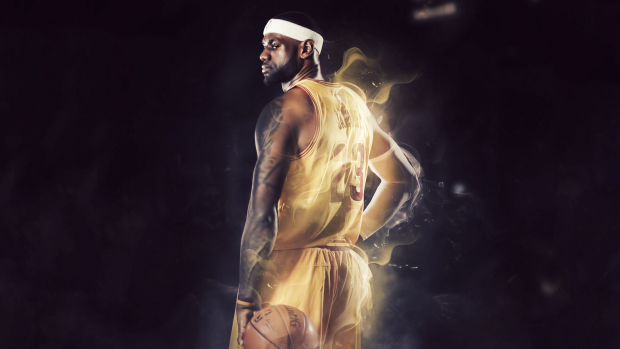 Wonderful Lebron James Cleveland Cavaliers Wallpaper.