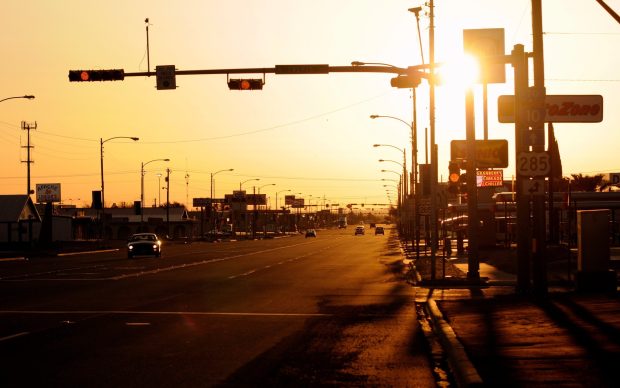 texas usa evening streets sunset 1920x1200 wallpaper.