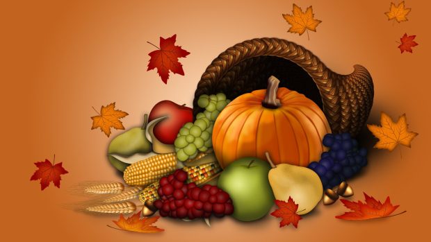 3D Thanksgiving HD Image.