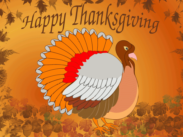 3D Thanksgiving Image.