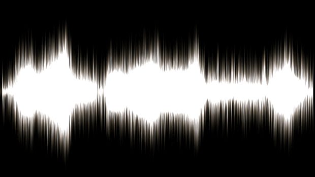 Abstract Sound Wave Wallpaper.