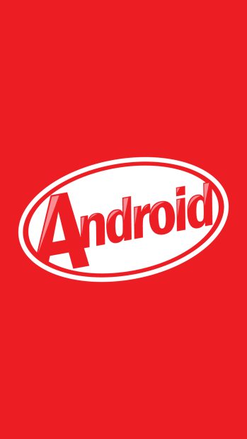 Android KitKat Logo Lockscreen.