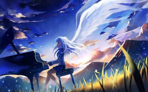 Anime Angel wallpaper free.