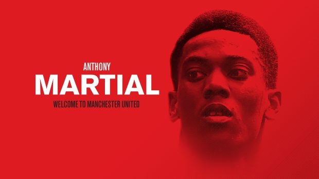 Anthony Martial 2016 Manchester United 4K Wallpapers.