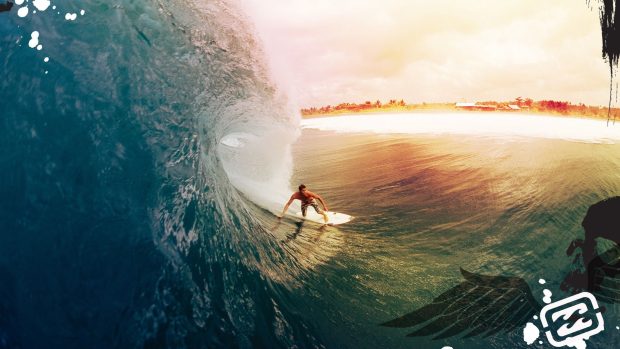 Awesome surf surfing widescreen high definition wallpaper for desktop background images.