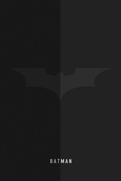 Batman mobile wallpaper minimalist 2560x3840.