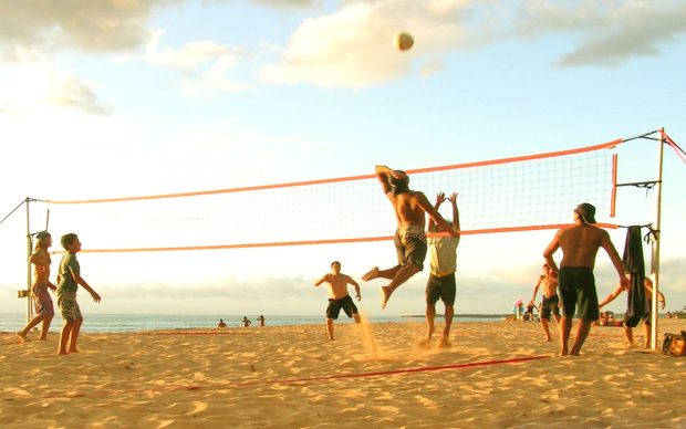 Beach volleyball summer games wallpapers 1920x1200.