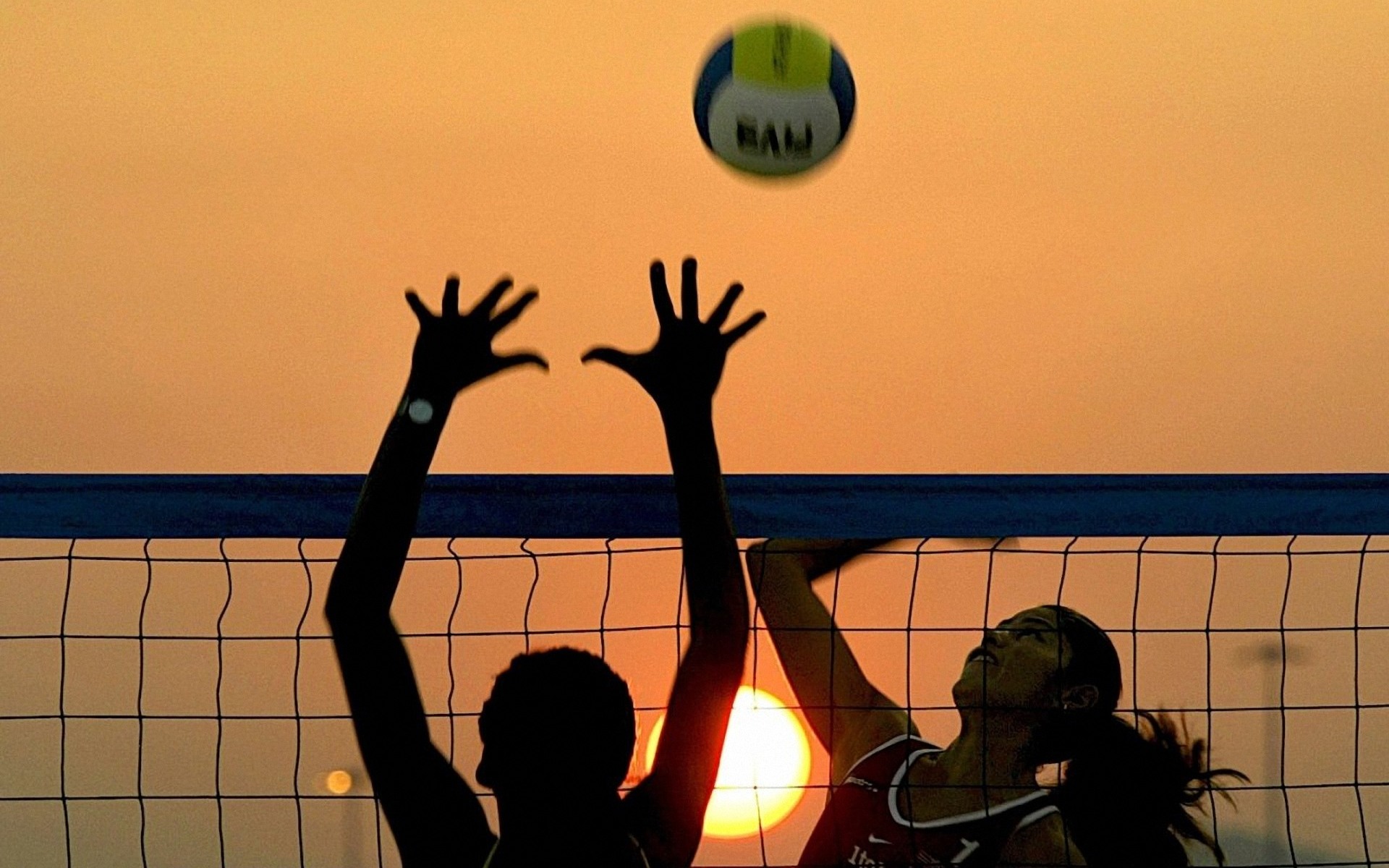 Volleyball - Painting Background Wallpaper Download | MobCup