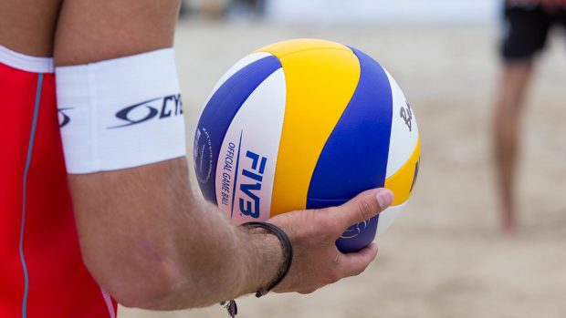 Beach volleyball wallpaper desktop background.