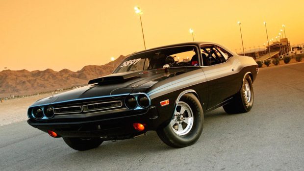 Black classic Car wallpaper hd.