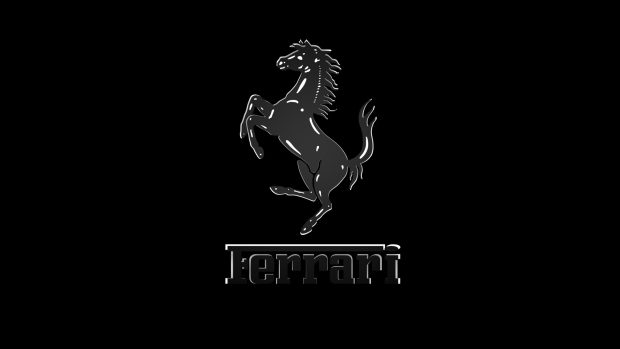 Black ferrari logo wallpaper wallpaper hd.