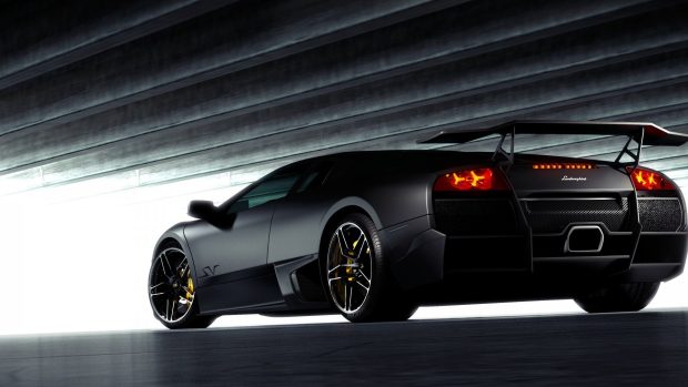 Black lamborghini back view hd wallpapers 1080p cars.