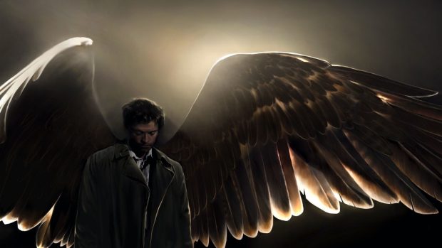 Castiel Supernatural Iphone HD Wallpaper.