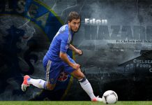 Chelsea player hazard wallpaper.