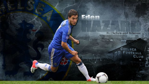 Chelsea player hazard wallpaper.