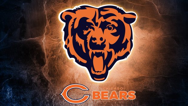 Chicago Bears logo wallpaper.