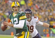 Chicago Bears vs 2016 Aaron Rodgers 4K Wallpaper.