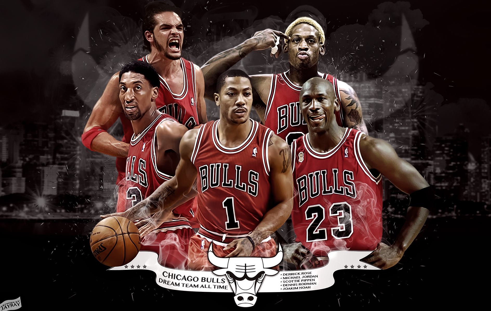 Chicago Bulls Backgrounds HD. 