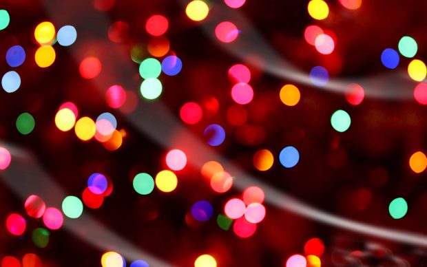 Christmas lights wallpaper.