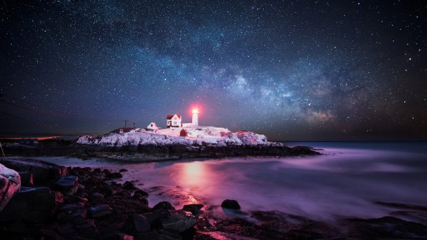 Cool Free HD Starry Night Wallpapers.
