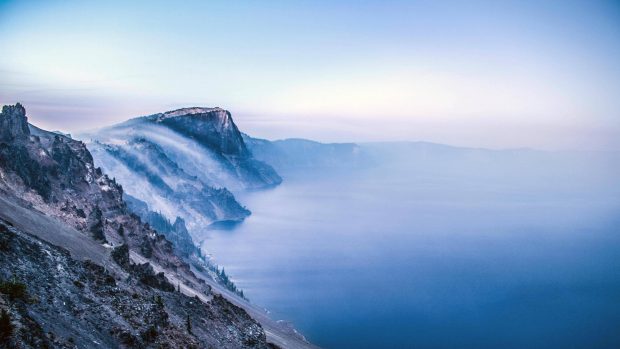 Crater Lake Oregon HD Wallpaper.