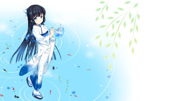 Cute Anime Girl Wallpaper.