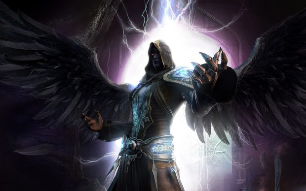 Dark HD Wallpaper Angel Download.