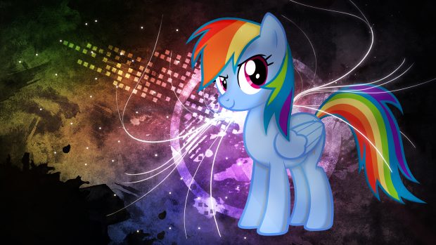 Desktop Free Rainbow Dash Wallpaper.