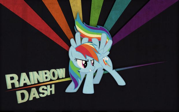 Download Desktop Free Rainbow Dash Wallpaper.