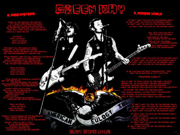 Download Free Green Day Background.