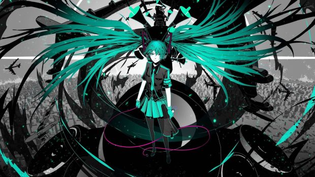 Download Free HD Hatsune Miku Wallpapers.