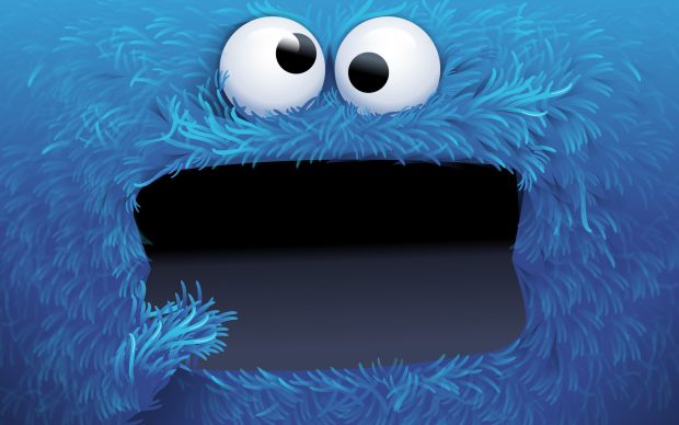 Download HD Cookie Monster Wallpaper.