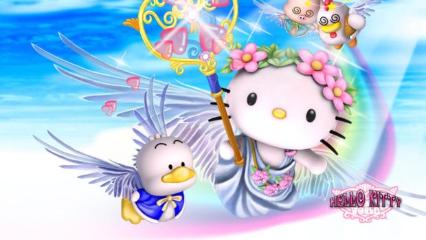 Download hd hello kitty wallpaper.