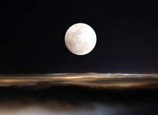 Earth moon Night Sky Desktop.