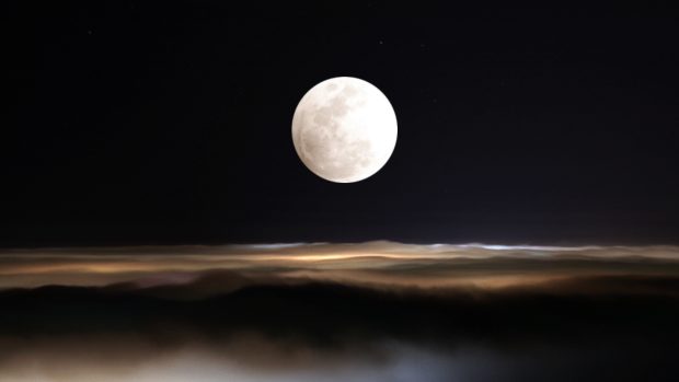 Earth moon Night Sky Desktop.